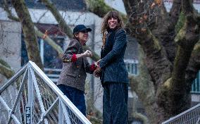 Inauguration of The Jane Birkin Footbridge - Paris