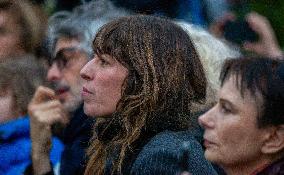 Inauguration of The Jane Birkin Footbridge - Paris