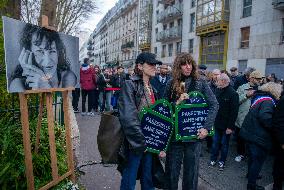 Inauguration of The Jane Birkin Footbridge - Paris