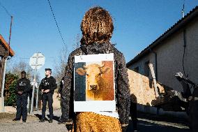 Farmers Protest Against Government's Health Policy on CND - France