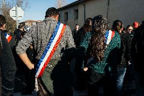 Farmers Protest Against Government's Health Policy on CND - France