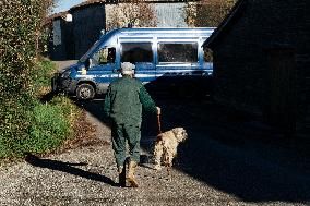 Farmers Protest Against Government's Health Policy on CND - France