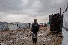Heavy Rain Hits Gaza Camps - Palestine