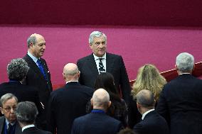 Pope Leo XIV At Audience With Jubilee of Italian Diplomacy Participants - Vatican