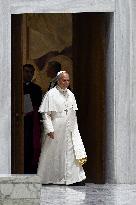 Pope Leo XIV At Audience With Jubilee of Italian Diplomacy Participants - Vatican