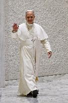 Pope Leo XIV At Audience With Jubilee of Italian Diplomacy Participants - Vatican