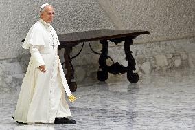 Pope Leo XIV At Audience With Jubilee of Italian Diplomacy Participants - Vatican