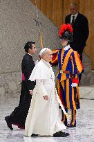 Pope Leo XIV At Audience With Jubilee of Italian Diplomacy Participants - Vatican