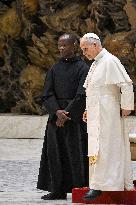 Pope Leo XIV At Audience With Jubilee of Italian Diplomacy Participants - Vatican