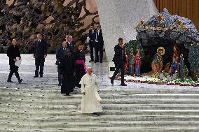 Pope Leo XIV At Audience With Jubilee of Italian Diplomacy Participants - Vatican