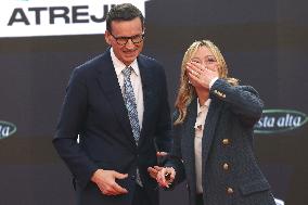 Giorgia Meloni And Daughter At Last Day of Atreyu 2025 - Rome