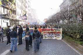 Student Protest - Milan