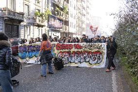 Student Protest - Milan