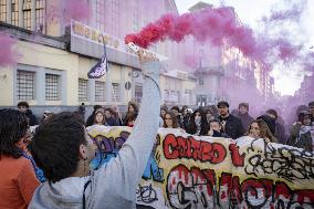 Student Protest - Milan
