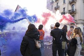 Student Protest - Milan