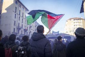 Student Protest - Milan