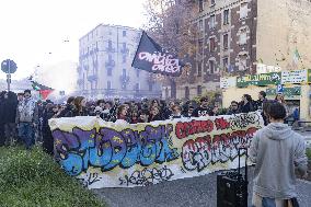 Student Protest - Milan