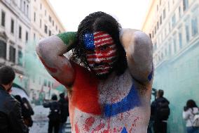 Pro-Palestine Demonstration - Rome
