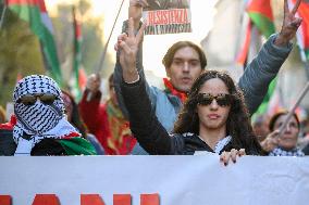 Pro-Palestine Demonstration - Rome