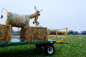 Farmers Protest And Blockade On Highway A64 - France