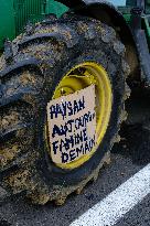 Farmers Protest And Blockade On Highway A64 - France