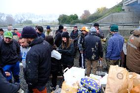 Farmers Protest And Blockade On Highway A64 - France