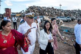 Overseas Minister Naima Moutchou Visits Mayotte - Day 1