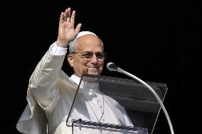 Pope Leo XIV Leads the Angelus Prayer - Vatican