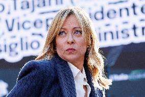 Giorgia Meloni At Last Day of Atreyu 2025 - Rome