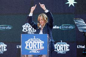 Giorgia Meloni At Last Day of Atreyu 2025 - Rome