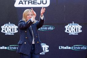 Giorgia Meloni At Last Day of Atreyu 2025 - Rome