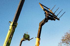 Farmers Protest And Block On Highway A64 - France