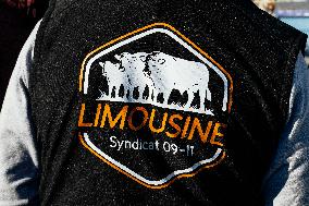 Farmers Protest And Block On Highway A64 - France