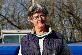 Farmers Protest And Block On Highway A64 - France