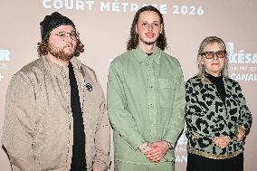 Photocall Courts Metrages Cesar 2026 in Paris FA