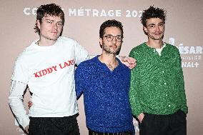 Photocall Courts Metrages Cesar 2026 in Paris FA