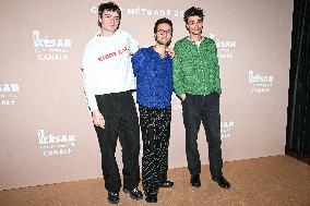 Photocall Courts Metrages Cesar 2026 in Paris FA