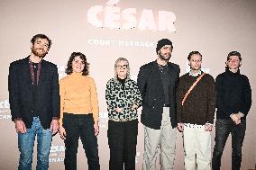 Photocall Courts Metrages Cesar 2026 in Paris FA