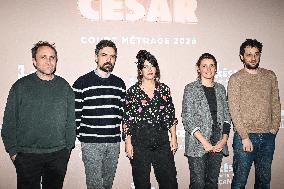 Photocall Courts Metrages Cesar 2026 in Paris FA