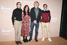 Photocall Courts Metrages Cesar 2026 in Paris FA