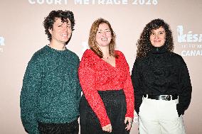 Photocall Courts Metrages Cesar 2026 in Paris FA
