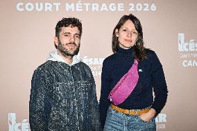 Photocall Courts Metrages Cesar 2026 in Paris FA