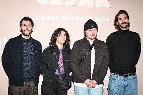 Photocall Courts Metrages Cesar 2026 in Paris FA