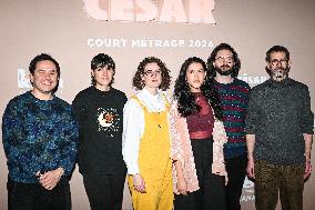 Photocall Courts Metrages Cesar 2026 in Paris FA