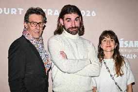 Photocall Courts Metrages Cesar 2026 in Paris FA