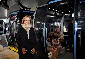 Valerie Pecresse At Cable C1 Inauguration - Creteil