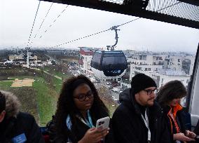 Valerie Pecresse At Cable C1 Inauguration - Creteil