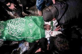 Funeral for Palestinians Killed - Gaza Airstrike