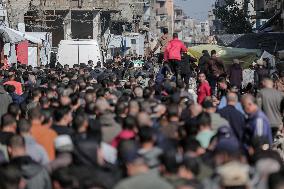 Funeral for Palestinians Killed - Gaza Airstrike