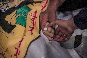 Funeral for Palestinians Killed - Gaza Airstrike